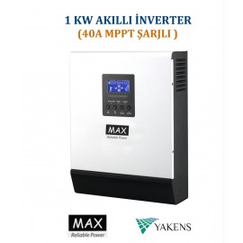 1000W Max Mppt Akıllı inverter (Mppt 40AH Şarjlı)
